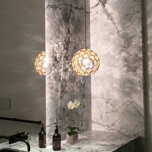 Pendente - IQ8010 CUNNING - Alan Mizrahi Lighting - em latão / em cristal / contemporânea