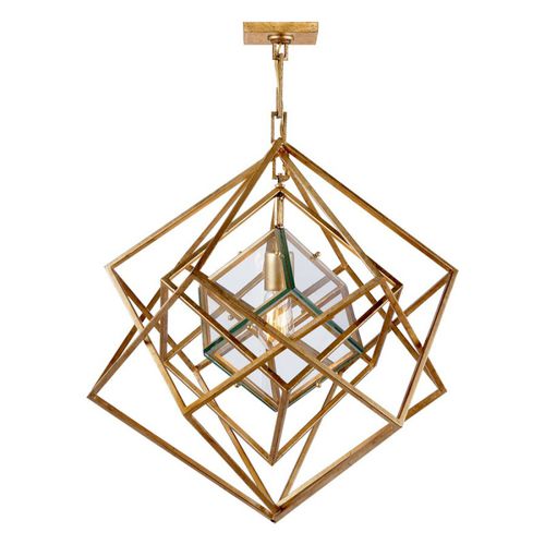 Pendente - JR2001 CUBIST SMALL - Alan Mizrahi Lighting - em aço / em vidro / moderna