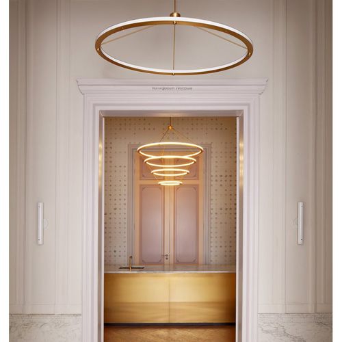 Pendente - AL0157 HALO - Alan Mizrahi Lighting - metálica / em acrílico / contemporânea