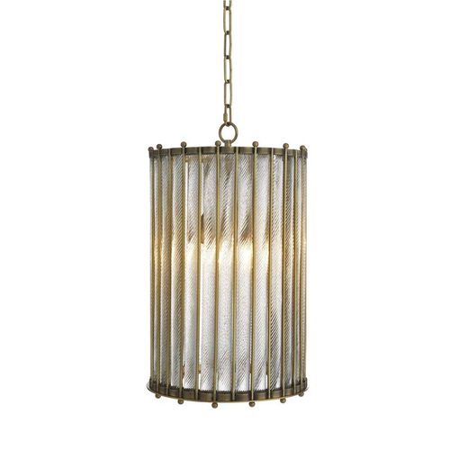 Lustre Art Déco - IQ8024 TIZIANO LANTERN - Alan Mizrahi Lighting - em vidro