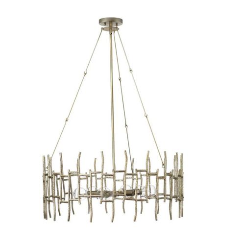 Lustre Art Déco - IQ8036 ULYSSES - Alan Mizrahi Lighting - em vidro