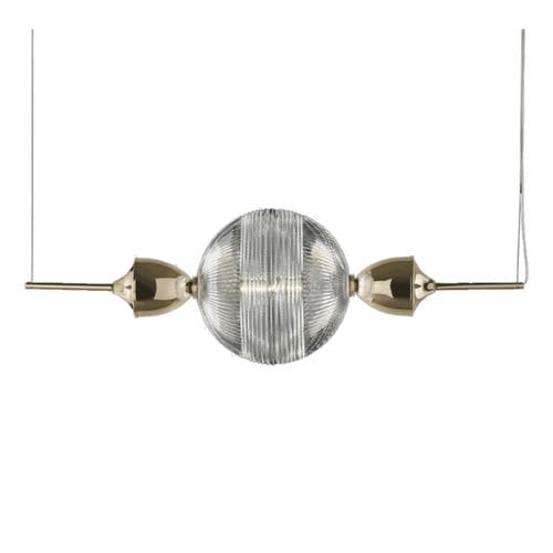 Pendente - IQ8437 FRIDA - Alan Mizrahi Lighting - metálica / em cristal / contemporânea