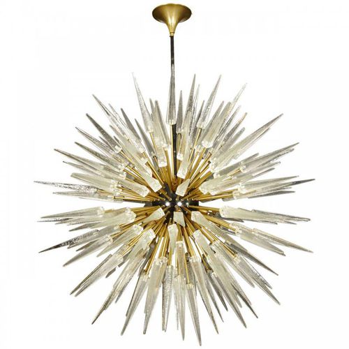 Lustre de design original - QZ1403 STAR - Alan Mizrahi Lighting - em vidro de Murano / metálico / da linha comercial