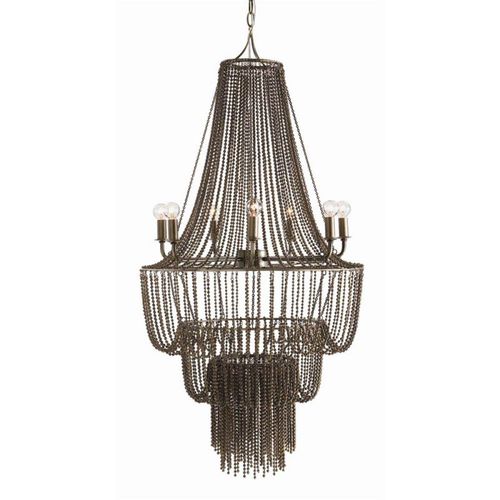 Lustre clássico - CHAIN942 MAXIM - Alan Mizrahi Lighting - em vidro / para 7 lâmpadas / da linha comercial