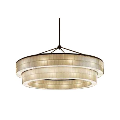 Lustre contemporâneo - AM9022 DANIEL  - Alan Mizrahi Lighting - em níquel / em aço inoxidável / em vidro