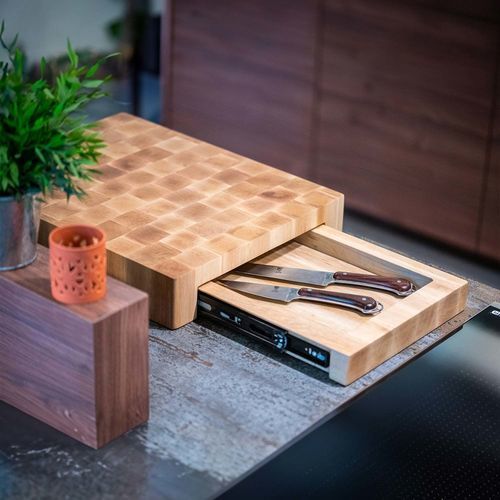 Tábua de cortar em madeira - Billot Barbecue - Chabret - oleada / da linha residencial / da linha comercial