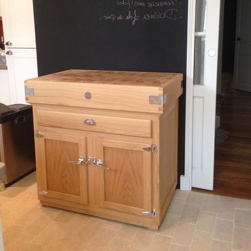 Módulo de cozinha de instalação livre - BILGLA - Chabret - freestanding / cep de açougueiro