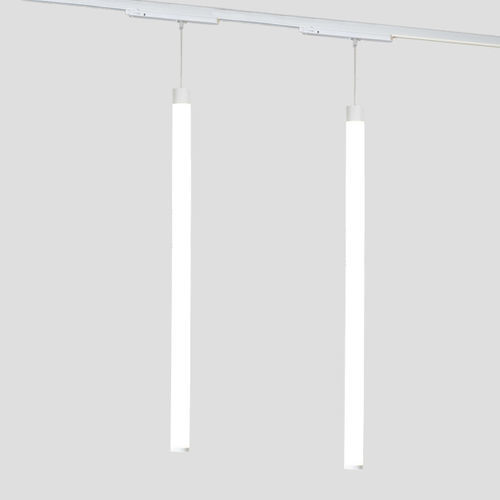 Spot de trilho em policarbonato - IRIS VERTICAL 230V TRACK - Brilumen - de LED / cilíndrico / em alumínio