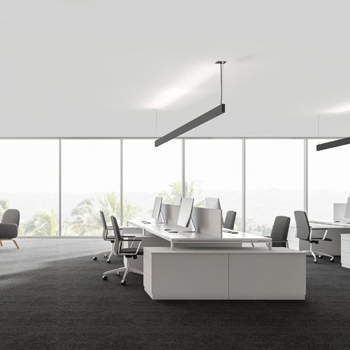 Luminária técnica pendente - ORIS SLIM PRO D/I OPAL - Brilumen - de LED / linear / IP40