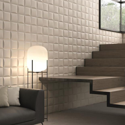 Pastilhas em cerâmica - BENT - DECUS CERAMICA - brilhante / 3D / para ambiente interno
