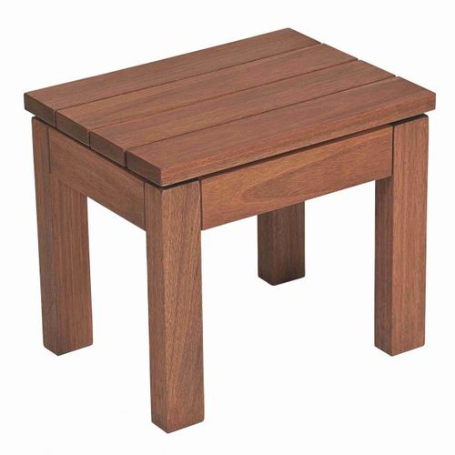 Banqueta contemporânea - ADELI - Butzke - em madeira / para ambiente externo