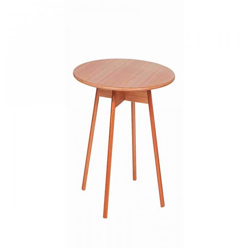 Mesa contemporânea - TAK - Butzke - em madeira / redonda / para ambiente externo
