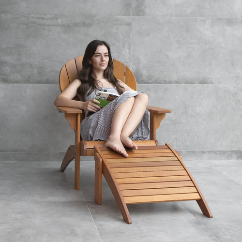 Cadeira Adirondack - ADELI - Butzke - contemporânea / para ambiente interno / para ambiente externo