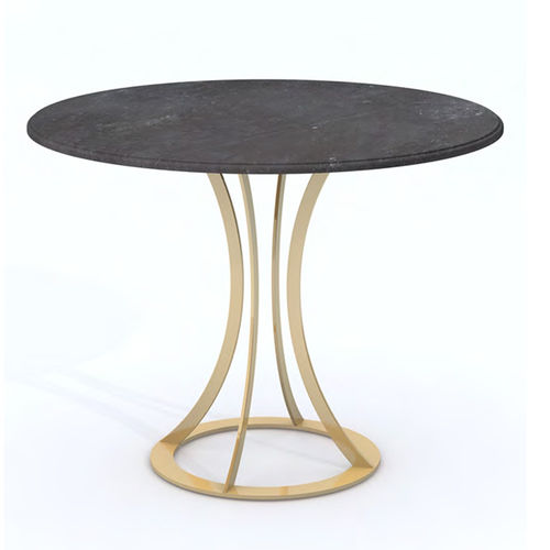 Mesa contemporânea - BOOMERANG - Vela Arredamenti - em ferro / com base em ferro / redonda