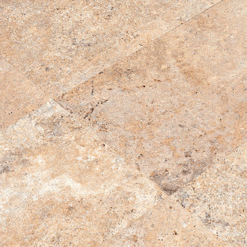 Placa de pedra em mármore travertino - Antique Pewter &ndash; Honed 101 - Efesus Stone - para piso / para parede / para ambiente interno