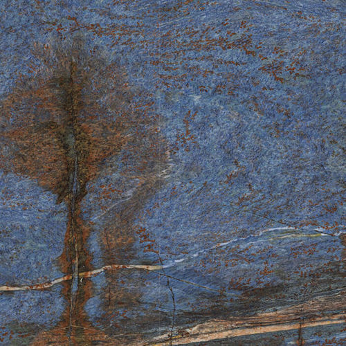 Placa de pedra em grés porcelanato - Van Gogh Blue 10001 - Efesus Stone - em pedra sinterizada / para piso / para ambiente interno
