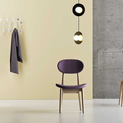 Cadeira contemporânea - NORDICA S - imperial-line - para ambiente interno / em tecido / em madeira maciça