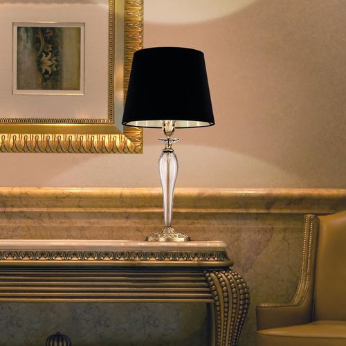 Luminária de mesa - CONTESSA - grandoluce - em metal cromado / em cristal / em cristal Swarovski®