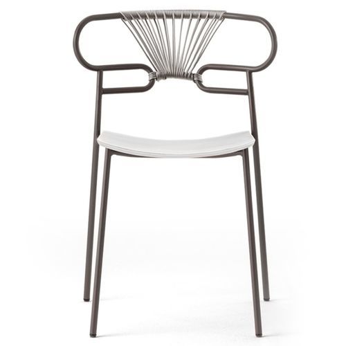 Cadeira contemporânea - GENOA MET CROSS 0047 - Traba' - para ambiente interno / para ambiente externo / em tecido