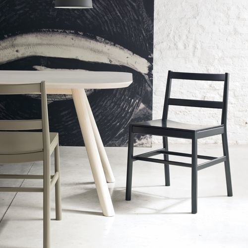 Cadeira contemporânea - JULIE 0020-LE - Traba' - para ambiente interno / em faia / com base em faia
