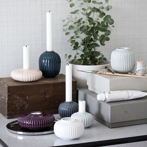 Castiçal em cerâmica - HAMMERSHØI - Kahler Design