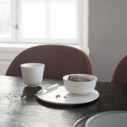 Prato raso - OMBRIA - Kahler Design - redondo / em grés porcelanato / da linha comercial