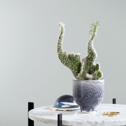 Vaso de jardim em cerâmica - UNICO - Kahler Design - redondo