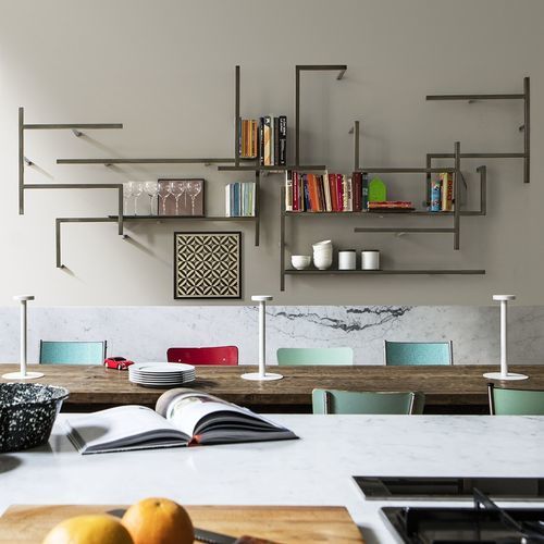 Livreiro modular - ANTOLOGIA - Mogg - de parede / contemporâneo / em ferro
