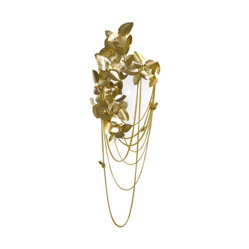 Arandela contemporânea - MCQUEEN - LUXXU MODERN DESIGN & LIVING - para ambiente interno / em latão banhado a ouro / em cristal