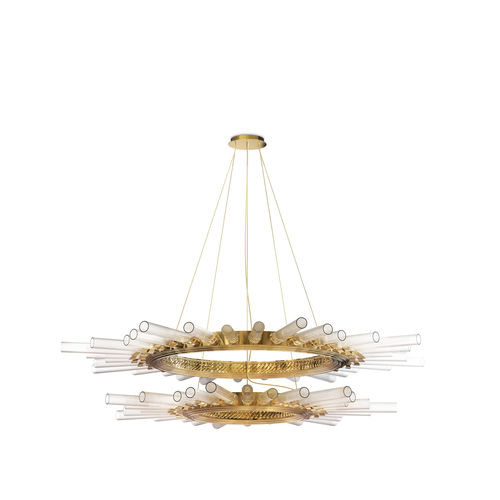 Lustre contemporâneo - MAJESTIC II - LUXXU MODERN DESIGN & LIVING - em cristal / em latão