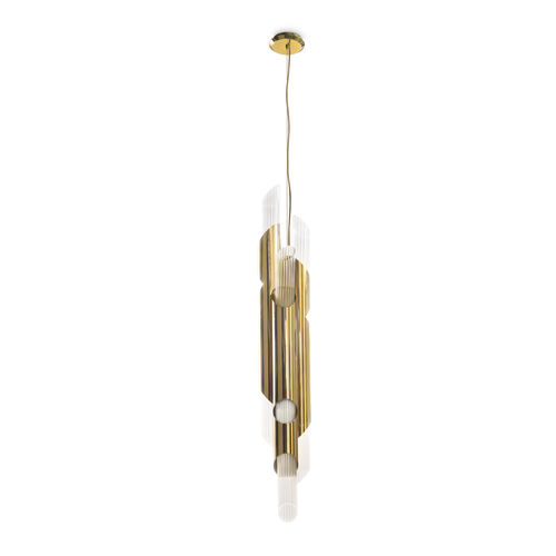 Pendente - DRAYCOTT - LUXXU MODERN DESIGN & LIVING - em latão / em latão banhado a ouro / em cristal