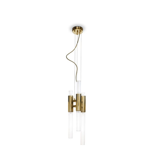 Pendente - WATERFALL - LUXXU MODERN DESIGN & LIVING - em latão / em latão banhado a ouro / em cristal