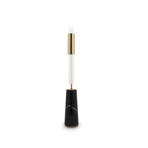 Luminária de mesa - GAMMA - LUXXU MODERN DESIGN & LIVING - em latão banhado a ouro / em cristal / em mármore