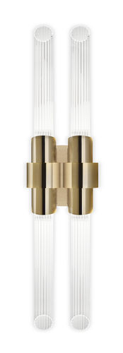 Arandela contemporânea - TYCHO II - LUXXU MODERN DESIGN & LIVING - para ambiente interno / em latão banhado a ouro / em cristal