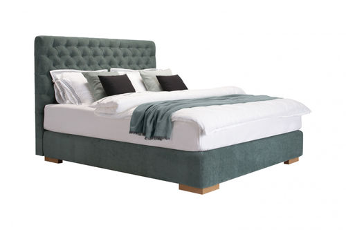 Cama de casal - SCARLETT CONTINENTAL - HEAVENS - contemporânea / estofada / com cabeceira em capitonê