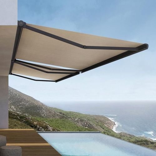 Toldo reto com box - STORBOX S-300 - LLAZA WORLD, S.A. - retrátil / motorizado / manual