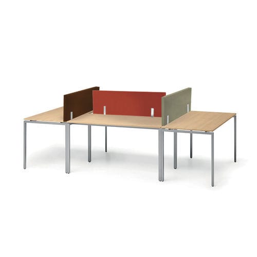 Separador de estações de trabalho de mesa - AS TABLES - TALIN SRL - em poliéster / Trevira CS®