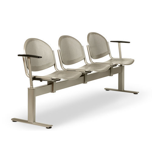 Cadeira longarina metálica - IRON - TALIN SRL - em MDF / de 2 lugares / de 3 lugares