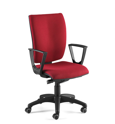 Cadeira de escritório contemporânea - GUJA - TALIN SRL - para ambiente interno / em cromo / em couro