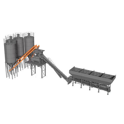 Central de concreto contêiner - FIVETECH ZIRCON - CIFA S.p.A - semimóvel