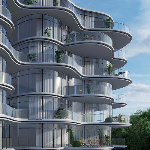 Guarda-corpo em vidro - VISIOPLAN SINUS - Abel Metallsysteme GmbH & Co. KG - com painéis de vidro / para ambiente externo / para sacada