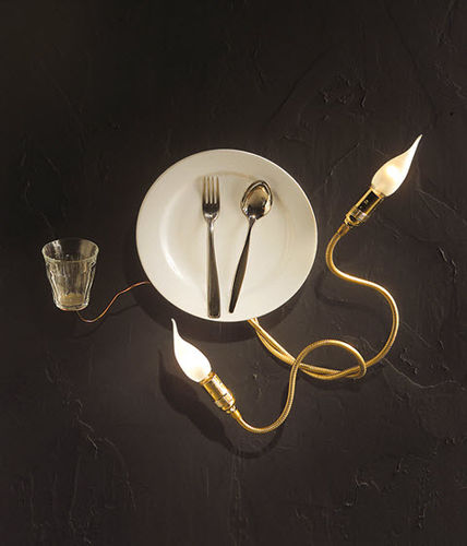 Arandela de design original - SERVITO - lucifero illuminazione - para ambiente interno / metálica / fixa
