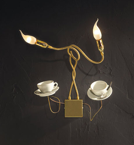 Arandela de design original - TETE A TETE - lucifero illuminazione - para ambiente interno / metálica / fixa