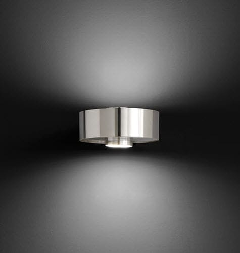 Arandela contemporânea - AMY - lucifero illuminazione - para ambiente interno / em aço inoxidável / redonda