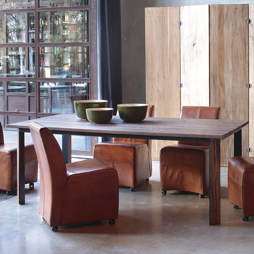 Mesa de jantar contemporânea - MAYA  - Devina Nais - em madeira / retangular / da linha residencial