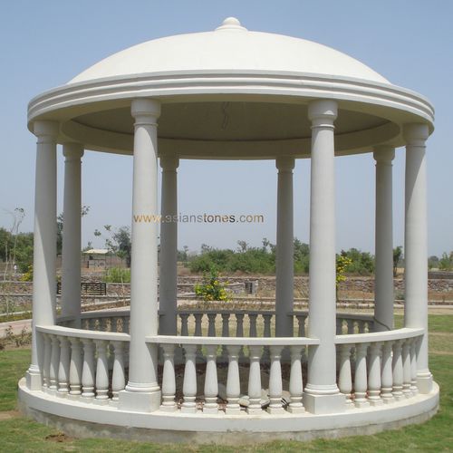 Gazebo em pedra - Asian Stones - para espaço público
