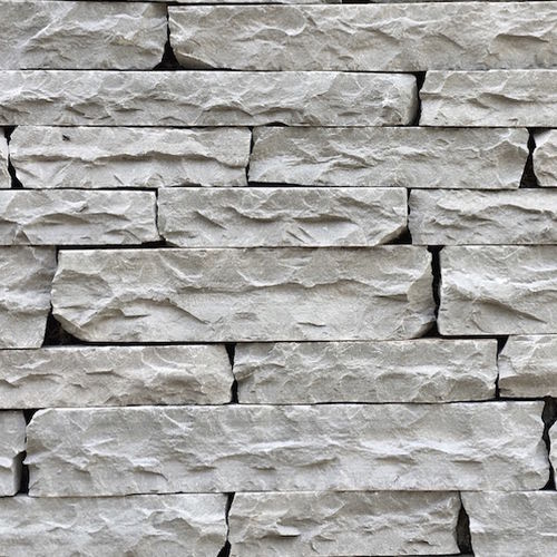 Revestimento de parede em pedra - LEDGESTONE : SMOKEY GREY - Asian Stones - para área externa / texturizado / decorativo