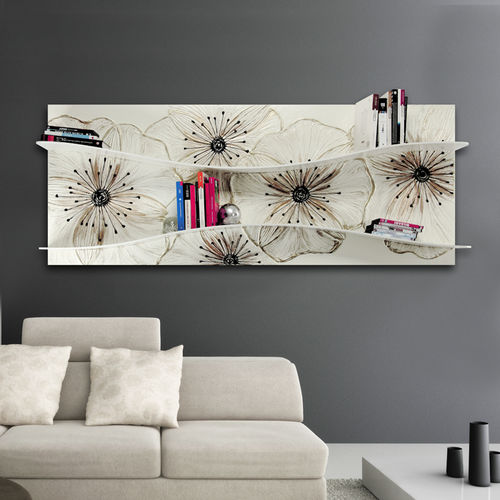 Estante de parede - P3978 - PINTDECOR - contemporânea / em madeira laqueada