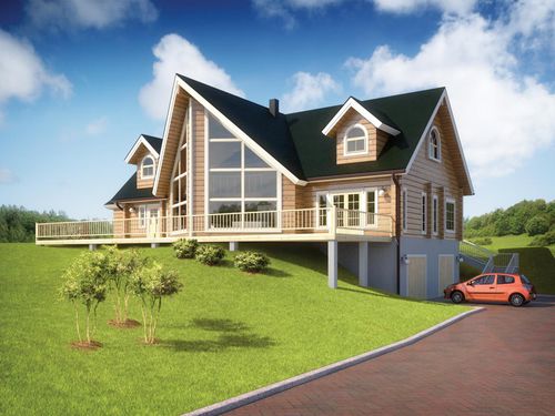 Casa pré-fabricada - TUNTURI : 505 - Artic House - ecológica / contemporânea / com varanda
