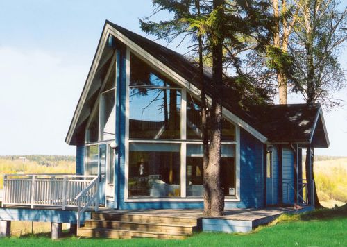 Casa pré-fabricada - TUNTURI : 110 - Artic House - em madeira maciça / ecológica / clássica
